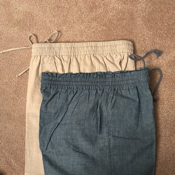 J. Crew bundle. 2 pair drawstring linen like pants. Size 10 - Picture 7 of 9